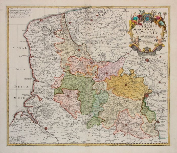 Europe, France / Artois; Homann, Johann Baptist ; Erben - Catawiki