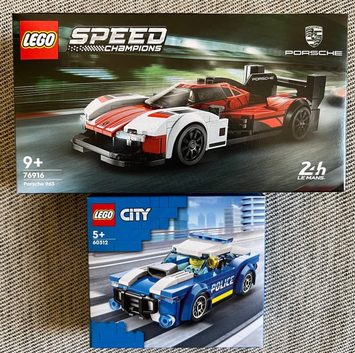 Lego - Speed Champions - 76916, 69312 - LEGO Porsche 963, Police