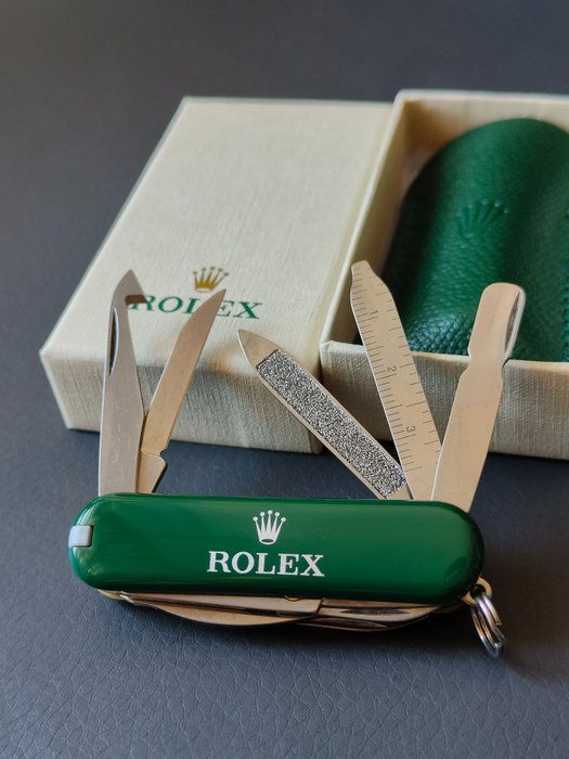 Rolex - "NO RESERVE PRICE" - Rolex zsebkés Victorinox Mini Champ 0,6385