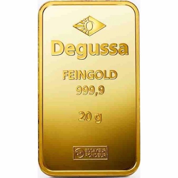 20 gramów - Złoto - Degussa