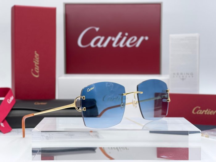 Cartier - Piccadilly Gold Planted 18k - Lunettes de soleil