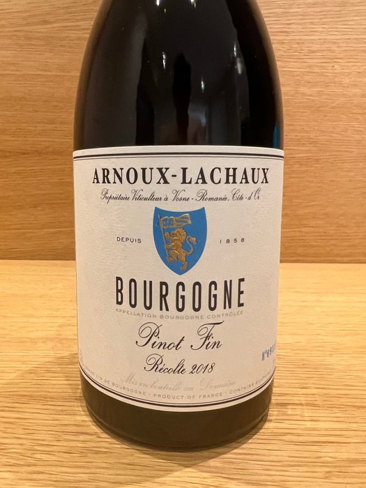 2018 Domaine Arnoux-Lachaux Pinot Fin - Bourgogne - 1 Flaske (0,75L)
