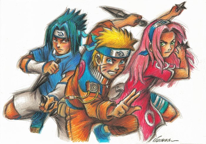 Naruto my type of drawing Pencil ( not the best artist ) - Artwork