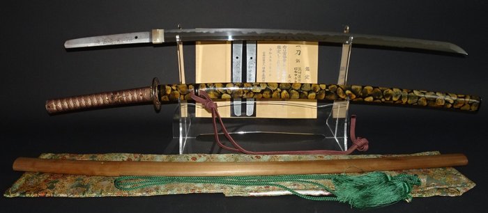 武士刀 - 钢 - Masterpiece Japanese Sword Katana Sou Hiroshi and Son Sou Tsutomu Mukansa NBTHK Tokubetsu Hozon (Sho - 日本 - 20世纪