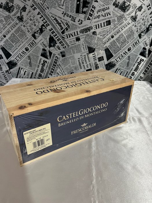 2017 Frescobaldi “Castelgiocondo” - 蒙達奇諾·布魯奈羅 DOCG - 1 Double magnum(波爾多)/ Jeroboam(勃艮第) 四個標準瓶 (3L)