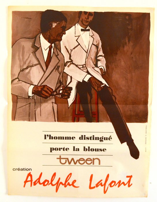 aucun - Adolphe  Lafont – Blouse Tween - Affiche originale – C.1950