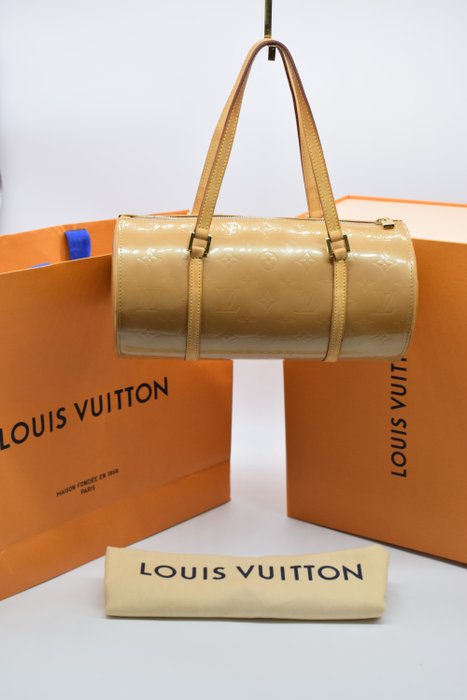 Louis Vuitton, Bags, Louis Vuitton Papillon Yellow Vernis Bag
