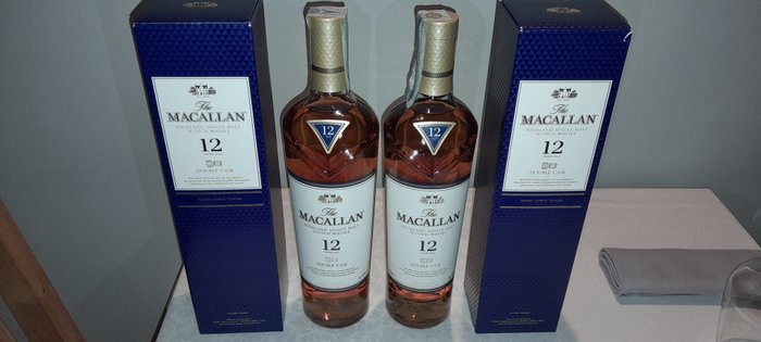 Macallan 12 years old - Double Cask - Original bottling  - 700 ml - 2 flasker