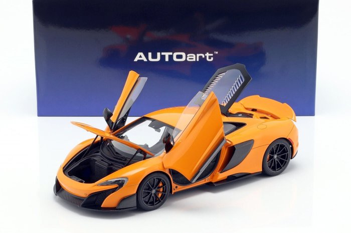 Autoart 1:18 - 模型運動車 - McLaren 675 LT - 麥克拉倫橙