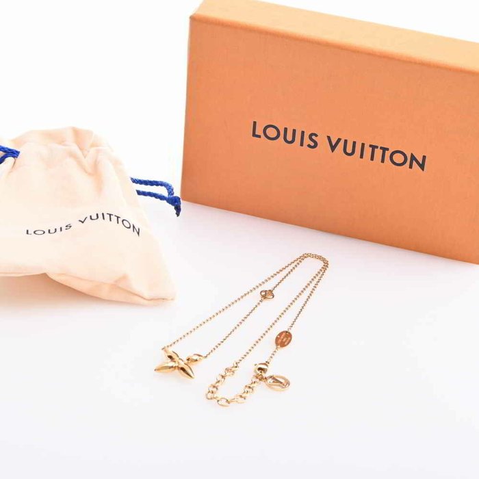 LOUIS VUITTON Metal Louisette Bracelet Gold | FASHIONPHILE