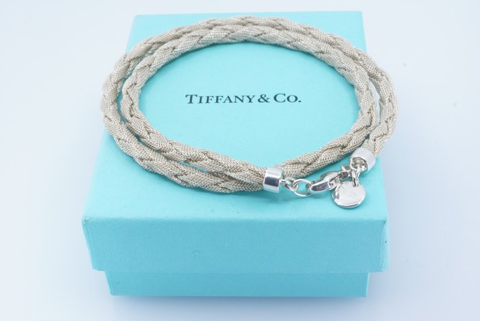 Tiffany & Co. - Collar - Mesh Woven Collier - Set - Plata 