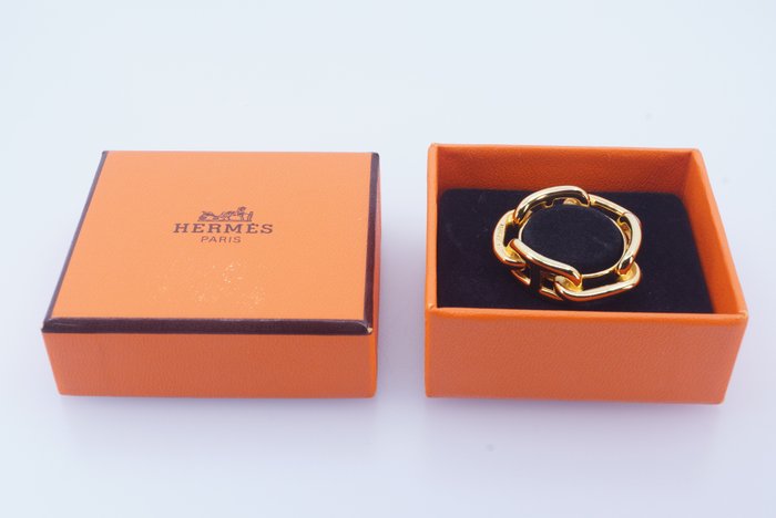Hermès - Regate Scarf 90 Ring Gold-plated - Scarf ring - Catawiki