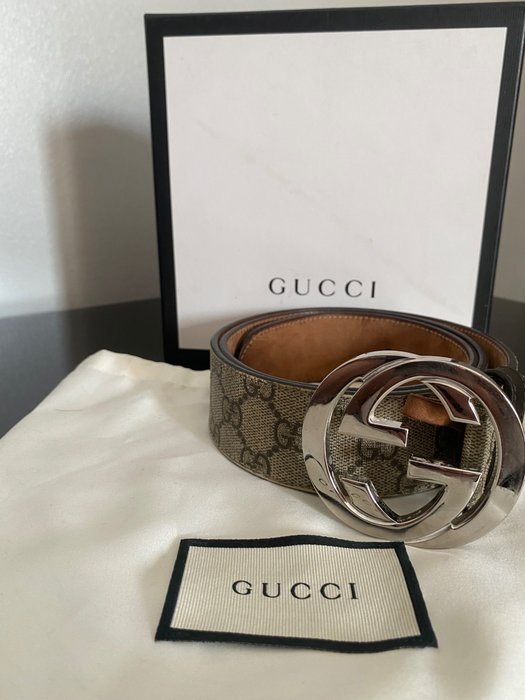 Gucci - Interlocking Buckle - Belt - Catawiki