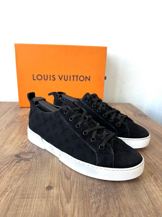 Louis Vuitton LV Monogram Sneakers - Black Sneakers, Shoes