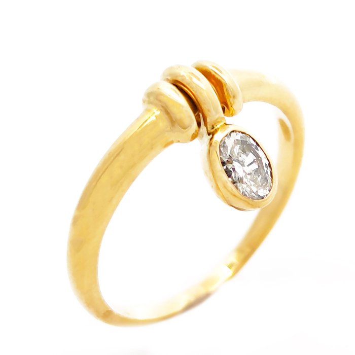 Ring - Geel goud Diamant 