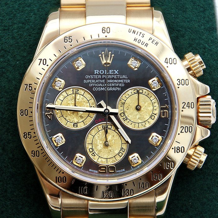 Rolex - Daytona -  Crystal Gold Dial - Ref. 116528 - Homem - 2009/11