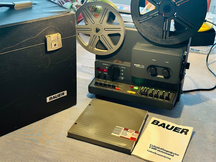 Bauer T-600 Stereosound 8mm Projector voor super 8mm film Proiettore -  Catawiki