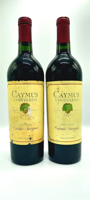 1993 Caymus Vineyards Cabernet Sauvignon - Napa Valley - 2 Bottiglie (0,75 L)