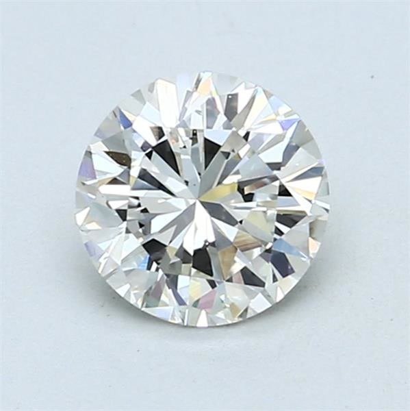 1 pcs Diamant - 1.03 ct - Rond - G - SI1