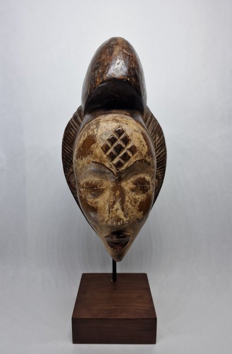 Mask (1) - Wood - Punu (ou Bapounou) - Gabon - Catawiki