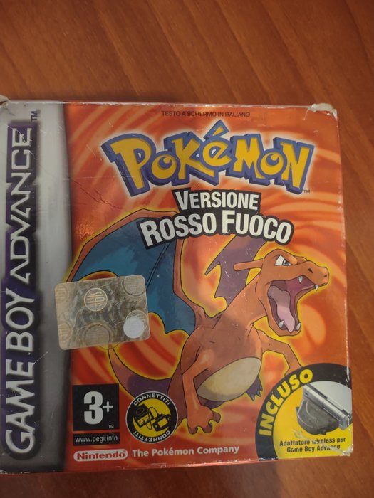 Nintendo Gameboy Advance - Pokémon Versione Rosso Fuoco (FireRed) - Video  Spiele (1) - In Originalverpackung - Catawiki