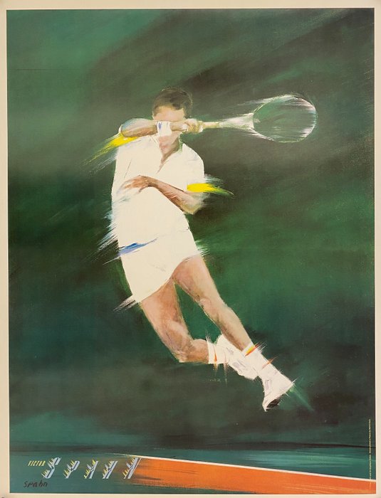 Victor Spahn - UNTITLED (Tennis) - 1980s
