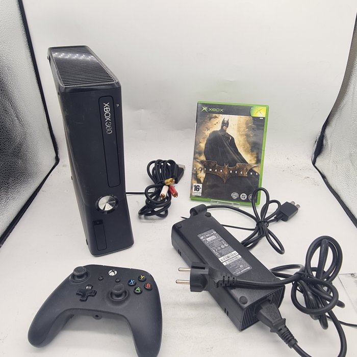 XBOX X-BOX 360 Classic Black console Xbox 360 Limited Edition Console +Batman Begins - Ensemble de console de jeux vidéo + jeux