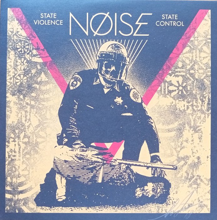Shepard Fairey (OBEY) (1970) - NOISE Violence State Control LP