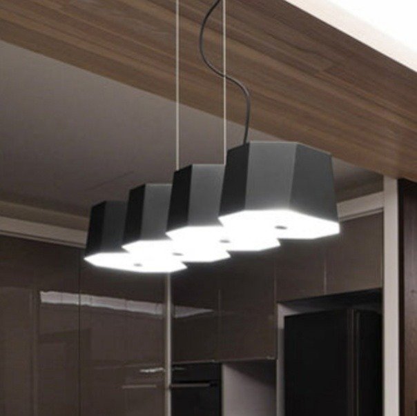 Seed Design - Hanging lamp - Zhe Pendant Light 4 - Glass, Metal