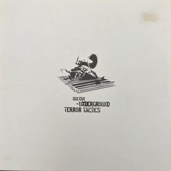 Banksy - One Cut ‎– Underground Terror Tactics EP - 黑膠唱片 - 第一批 模壓雷射唱片 - 2000