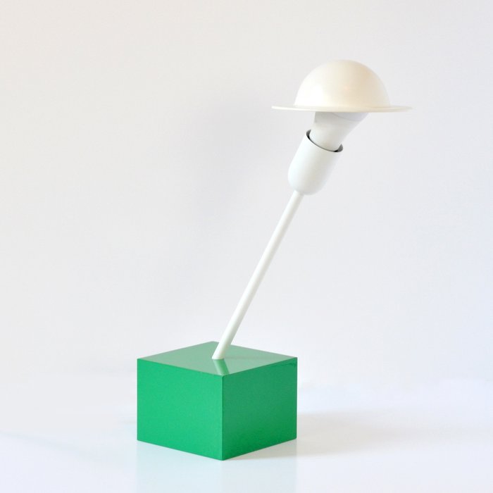 Stilnovo Ettore Sottsass - Lampă  de masă (1) - lampa Don - Aluminiu, Oțel, Plastic