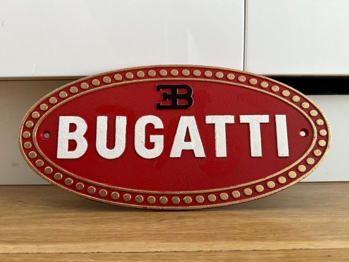 Bugatti - Πινακίδα - μέταλλο