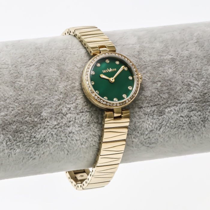 Geovani - Diamond Swiss Watch - GOL570-GG-D-12 - Bez ceny minimalnej
 - Kobieta - 2011-obecnie