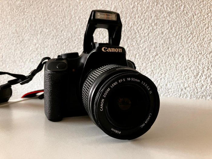 Canon 450D + 18-55 mm lens (inclusief accessoires en originele doos)