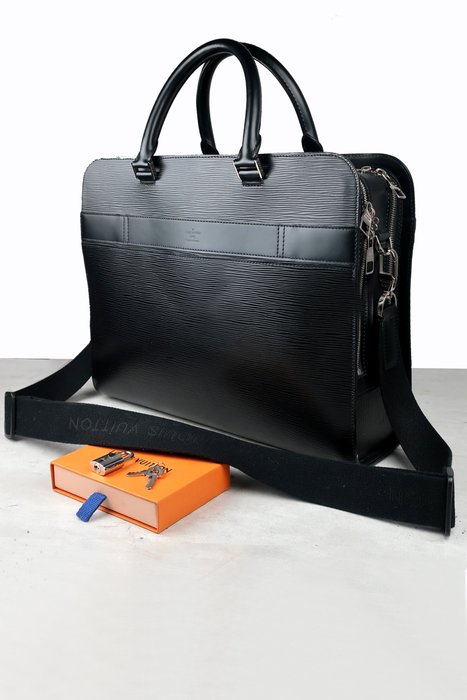 Louis Vuitton Epi Leather Bassano MM Men's bag, Luxury, Bags