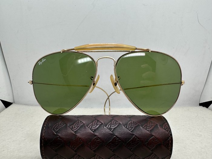 Bausch & Lomb U.S.A - Ray Ban Outdoorsman Cal. 58 RB 2 Lenses Vintage 70's Bausch & Lomb USA - Solbriller