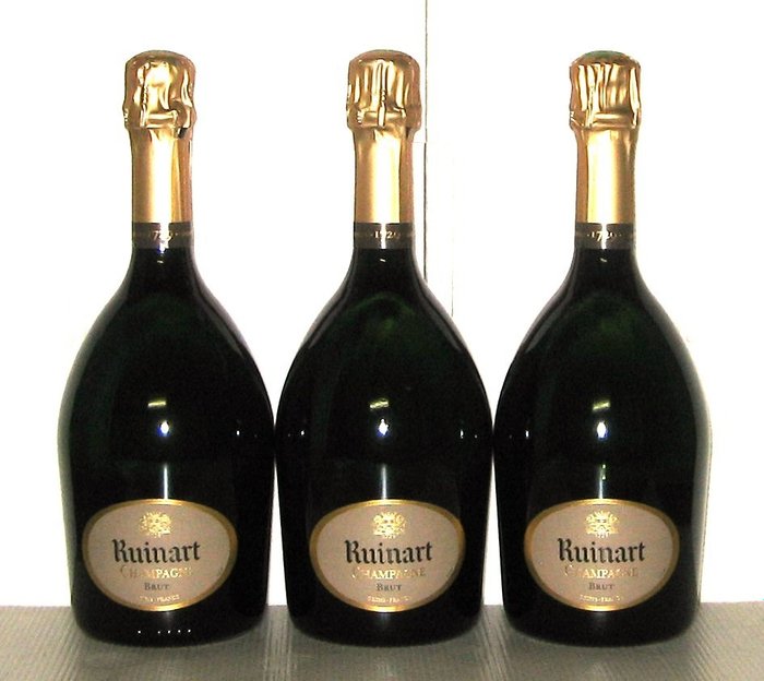 Ruinart, "R de Ruinart" - Champagne Brut - 3 Flasker  (0,75 l)
