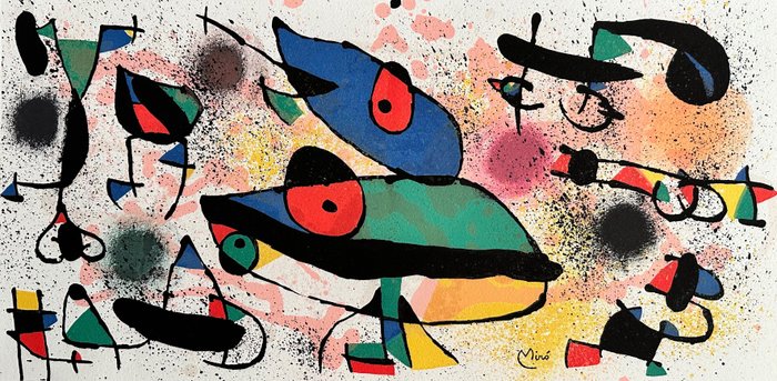 Joan Miro (1893-1983) - Les grenouilles