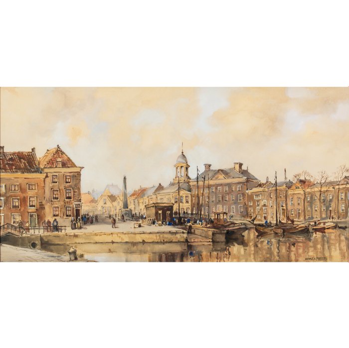 Herman Cornelis Adolf Paradies (1883-1966) - Centrum van Schiedam