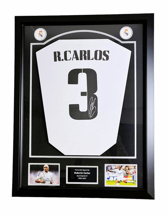 Real Madrid - Campeonatos mundiais de futebol - Roberto Carlos - Camisola de futebol