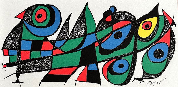 Joan Miro (1893-1983) - Eecultor Japan