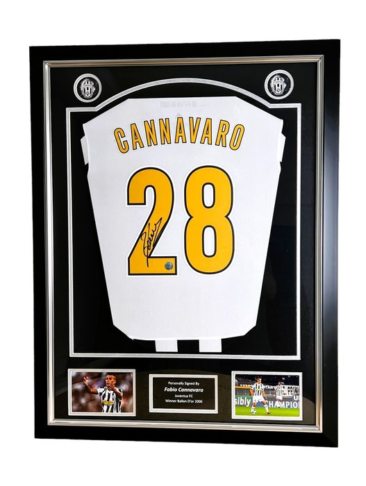 Juventus - Liga dos Campeões de Futebol - Fabio Cannavaro - Camisola de futebol