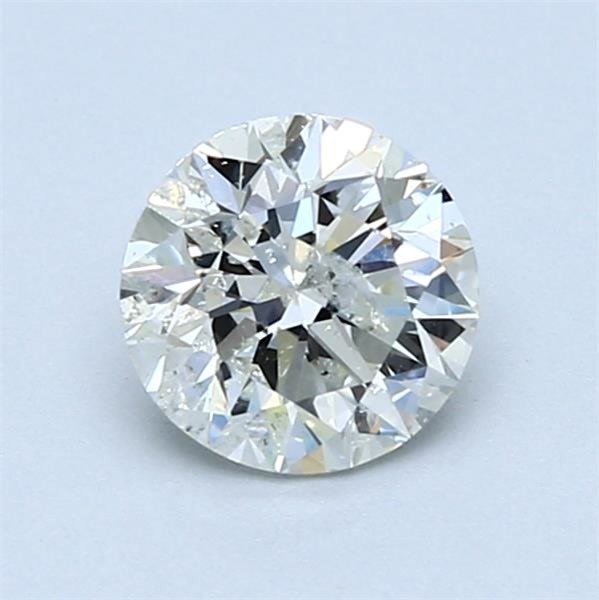 1 pcs Diamant - 1.03 ct - Rund - I - SI3
