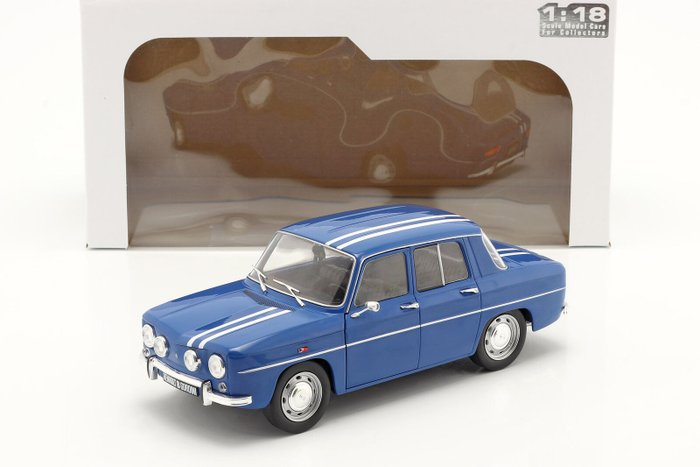 Solido 1:18 - 1 - Berline miniature - Renault 8 Gordini 1300 1967 - Modèle moulé sous pression avec 2 ouvertures