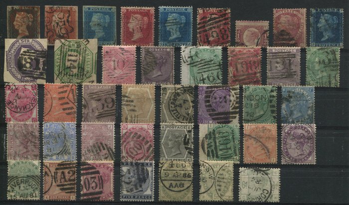 Μεγάλη Βρετανία 1840/1901 - Συλλογή συμπεριλαμβανομένων των τιμών λιβρών - Stanley Gibbons