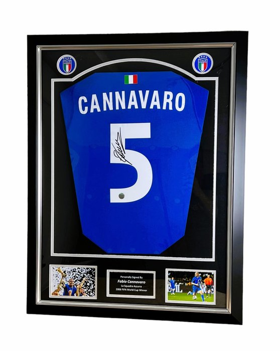 Italy - Campeonatos mundiais de futebol - Fabio Cannavaro - Camisola de futebol