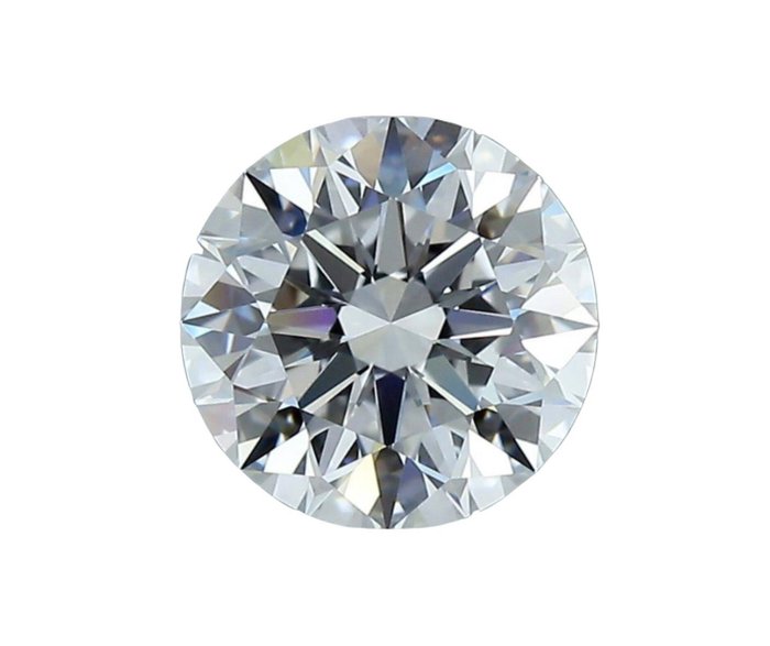 1 pcs Diamante - 0.55 ct - Rotondo - D (incolore) - IF (Internamente Perfetto)