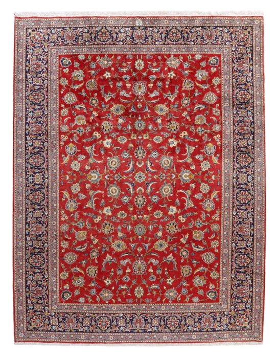 Kashan Kork Signiert - Teppich - 370 cm - 295 cm