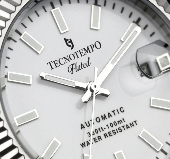 Tecnotempo® - Automatic 100M - "Fluted" Limited Edition - - TT.100.FLW (White) - 没有保留价 - 男士 - 2011至现在