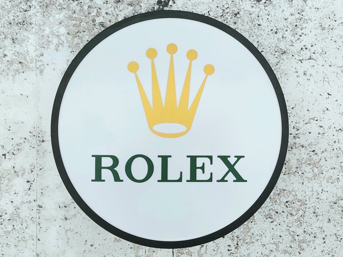Rolex – Lichtbord (1) – Rolex ligthed sign – Plastic, Staal